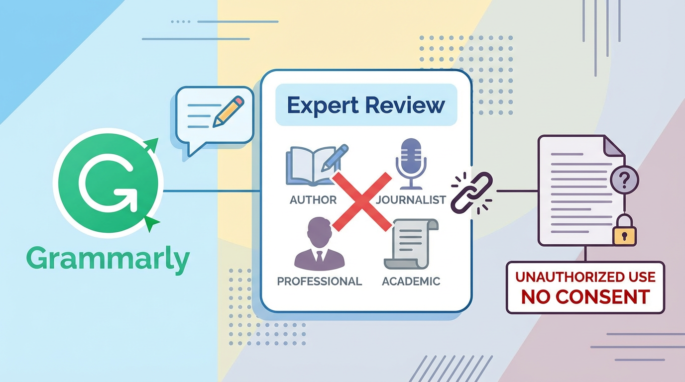 Grammarly משתמשת בשמות עיתונאים וסופרים ללא אישור לתכונת AI חדשה